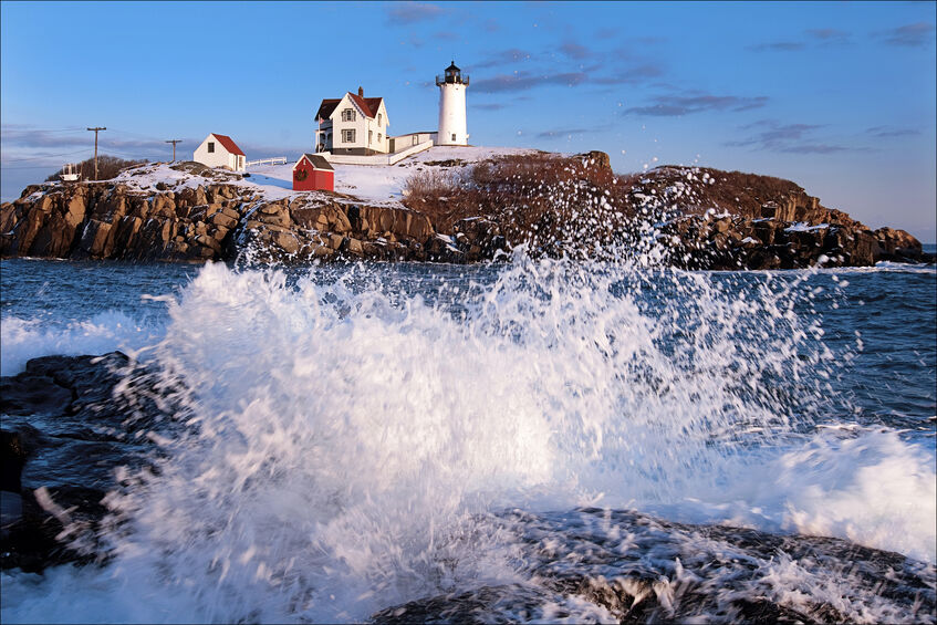 Nubble Lighthouse in Maine